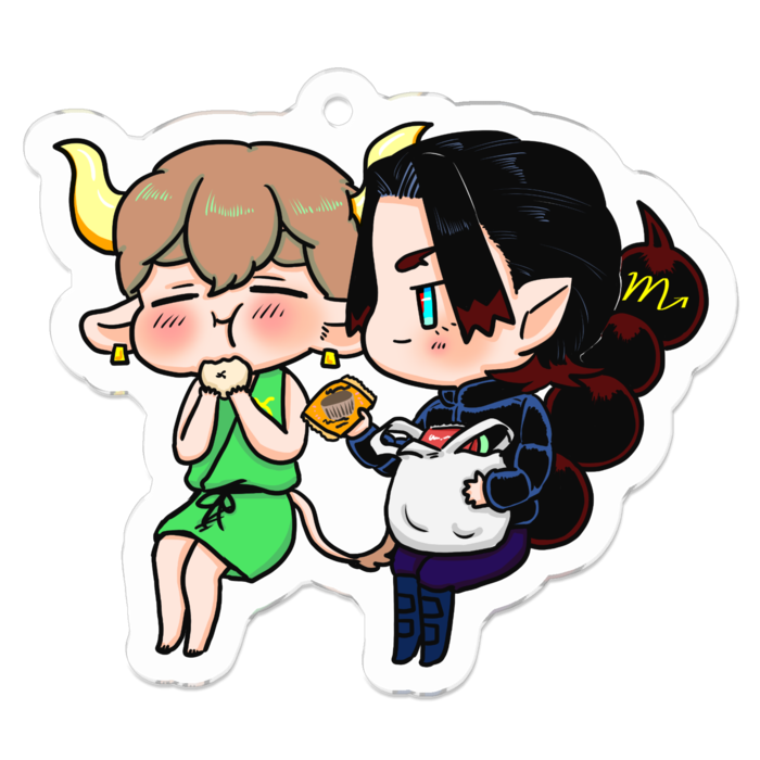 アクリルキーホルダー - 50 x 50 (mm)