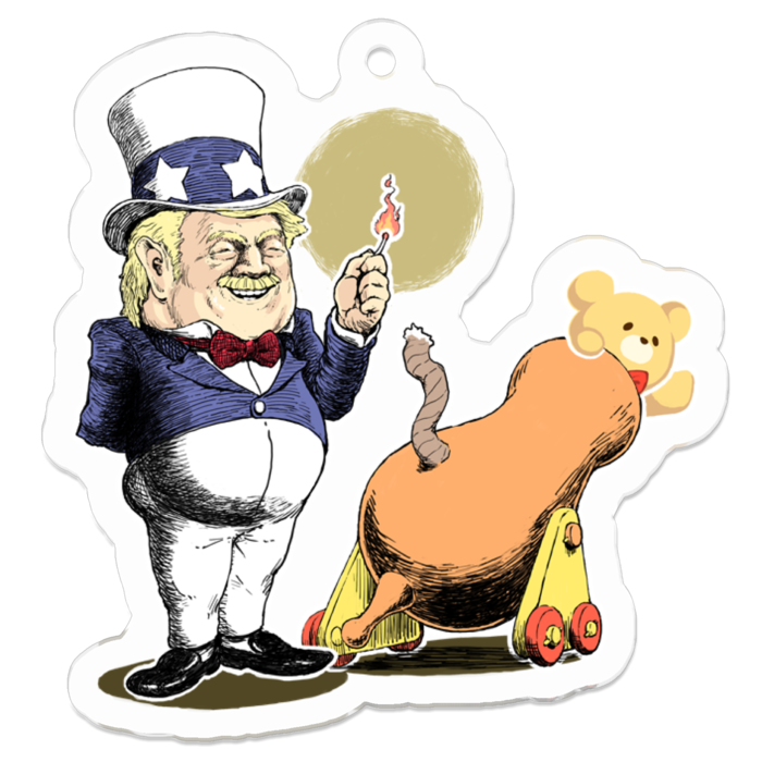 アクリルキーホルダー - 50 x 50 (mm)