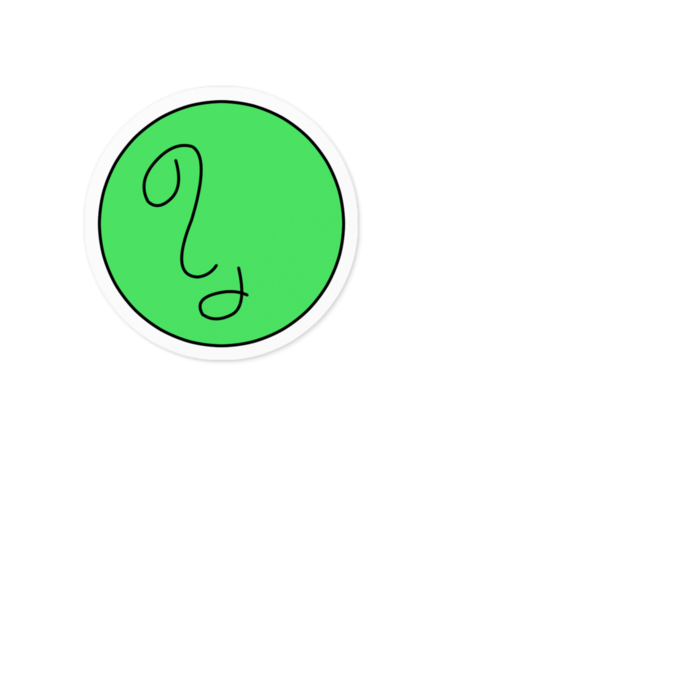 ステッカー - 100 x 100 (mm)