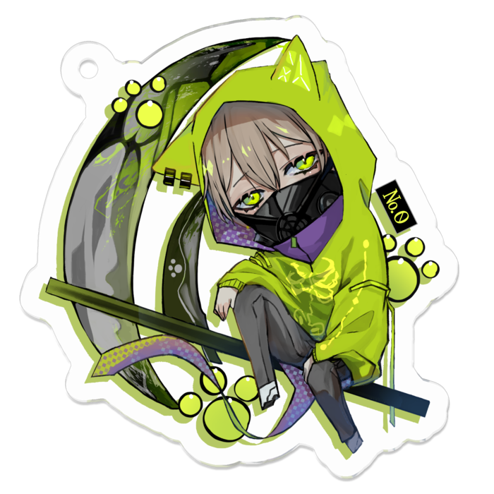 アクリルキーホルダー - 50 x 50 (mm)