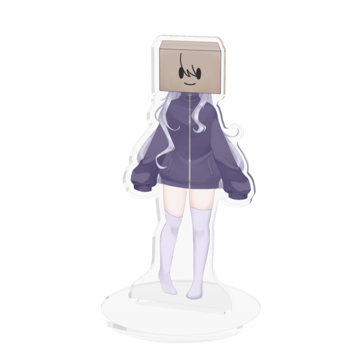 二兎こばこ 立ち絵アクリルフィギュア - 100x100mm