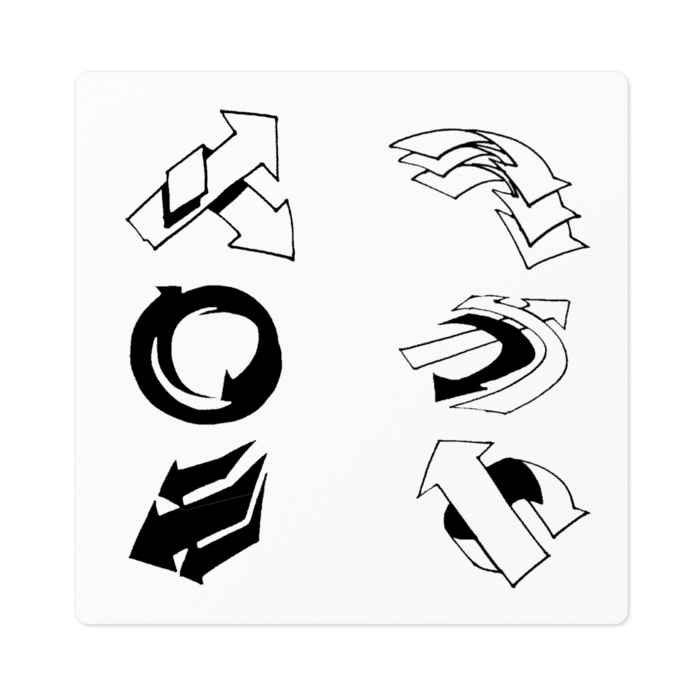 ステッカー - 100 x 100 (mm)