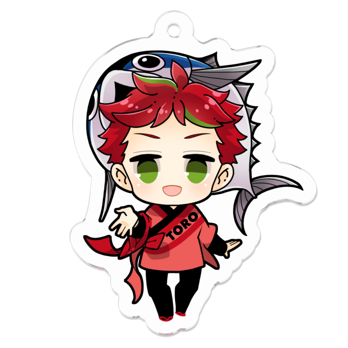 トロ アクリルキーホルダー - 50 x 50 (mm)