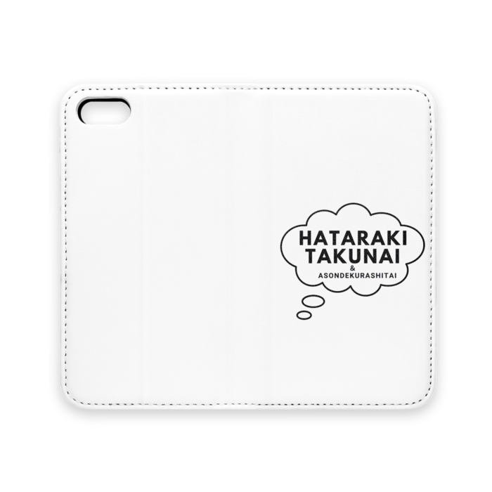 手帳型iPhoneケース(ベルトなし) - iPhone 5 / 5s / SE(第1世代) - ストラップ穴 なし