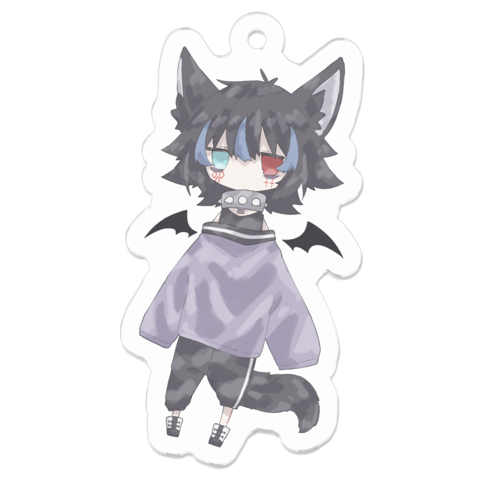 アクリルキーホルダー - 50 x 50 (mm)