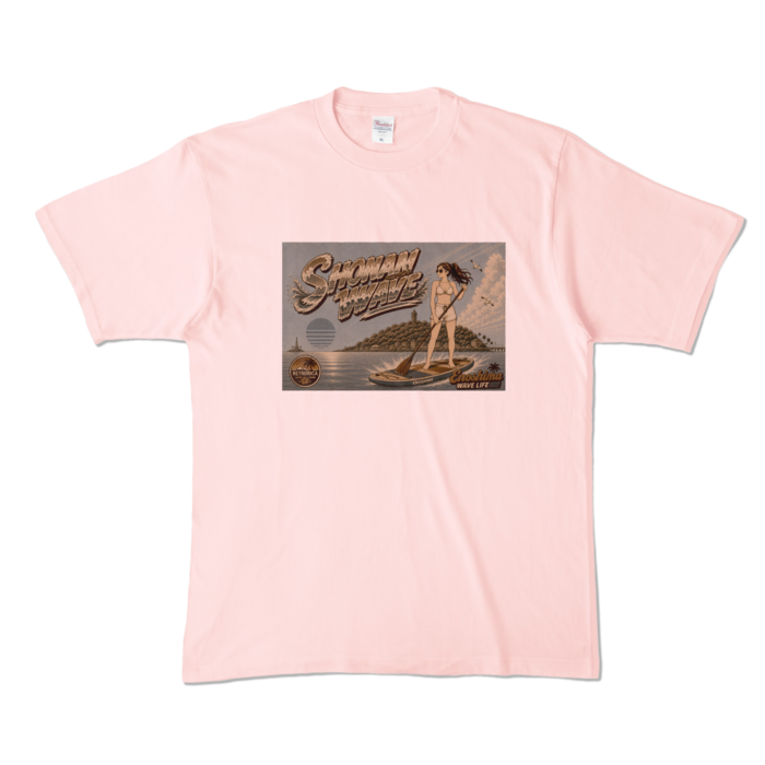 カラーTシャツ - XL - ライトピンク (淡色)