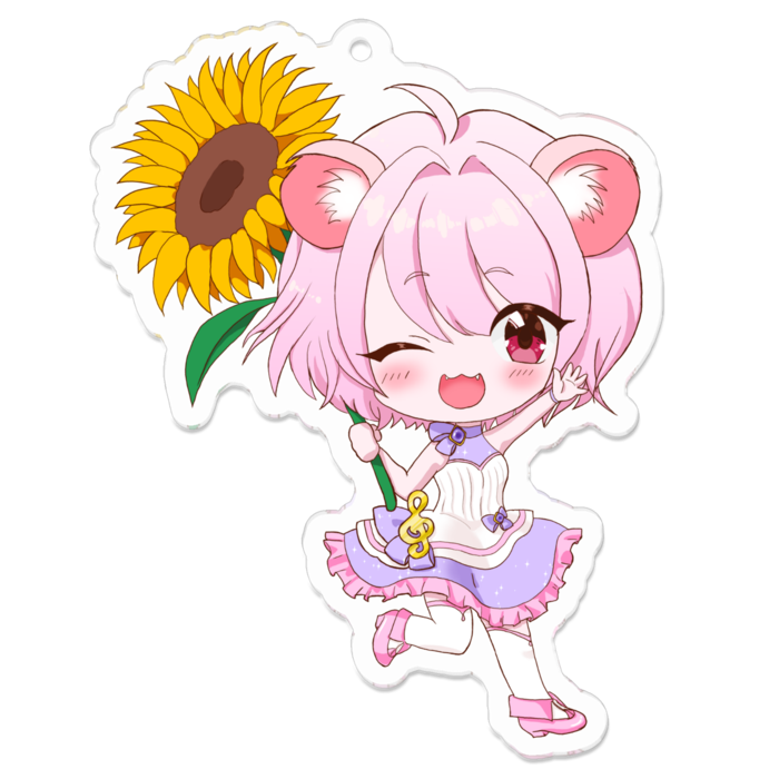 アクリルキーホルダー - 70 x 70 (mm)