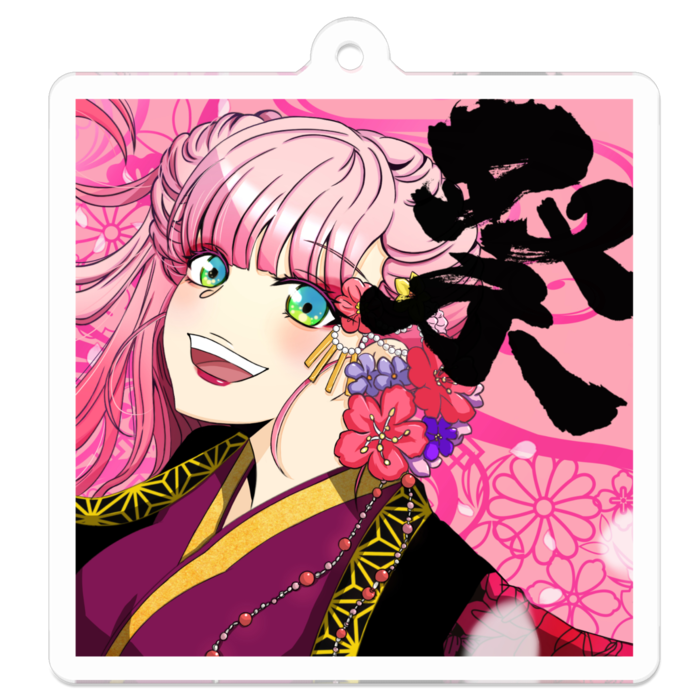 アクリルキーホルダー - 50 x 50 (mm)