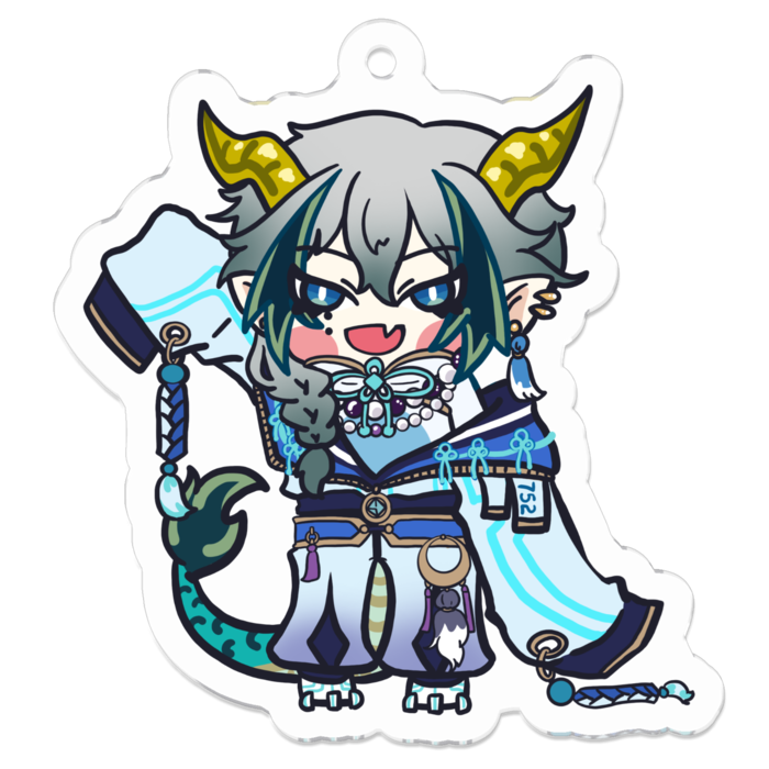 アクリルキーホルダー - 50 x 50 (mm)