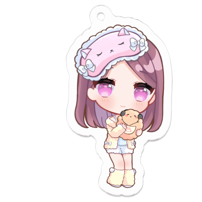 アクリルキーホルダー - 50 x 50 (mm)