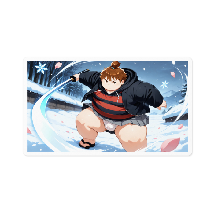 【ステッカー】剣善寺 堂くん（雪花）