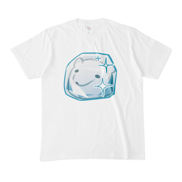 凍るど_くまぷTシャツ - M - 白