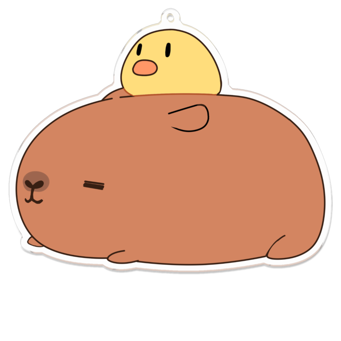 アクリルキーホルダー - 100 x 100 (mm)