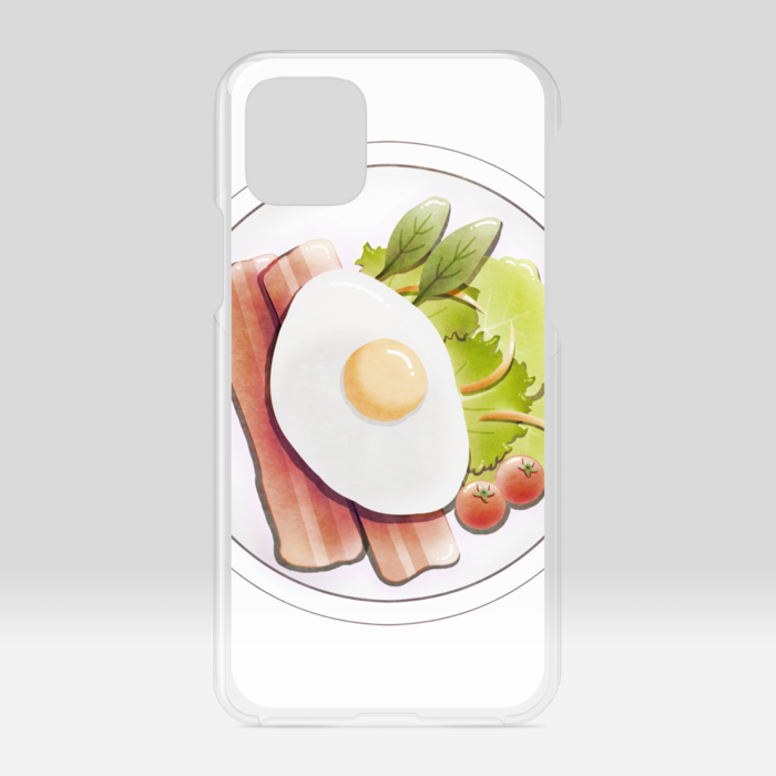 クリアiPhoneケース 白色 iPhone 11Pro