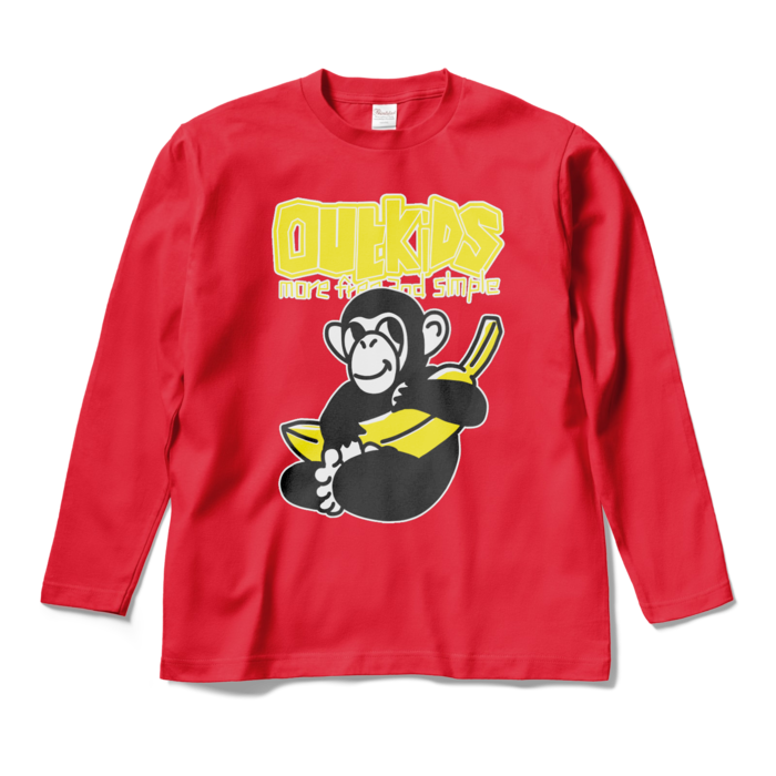 ロングスリーブTシャツ - M - レッド