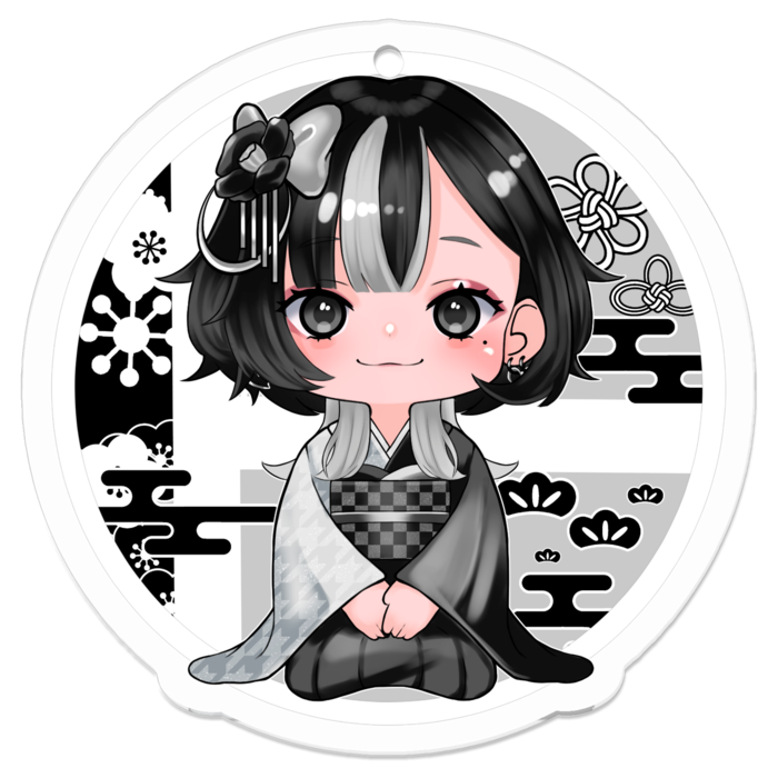 アクリルキーホルダー - 50 x 50 (mm)