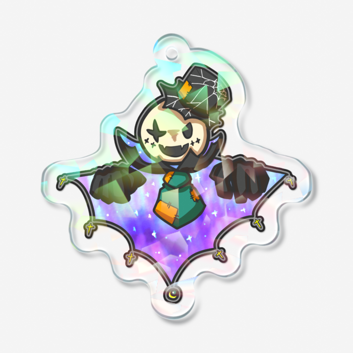 ホログラムアクリルキーホルダー - 50 × 50mm