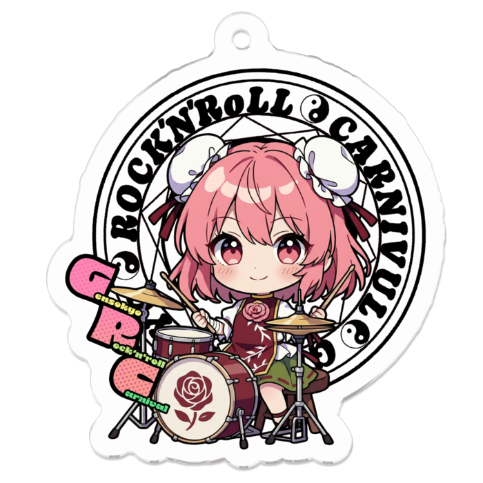 アクリルキーホルダー - 50 x 50 (mm)