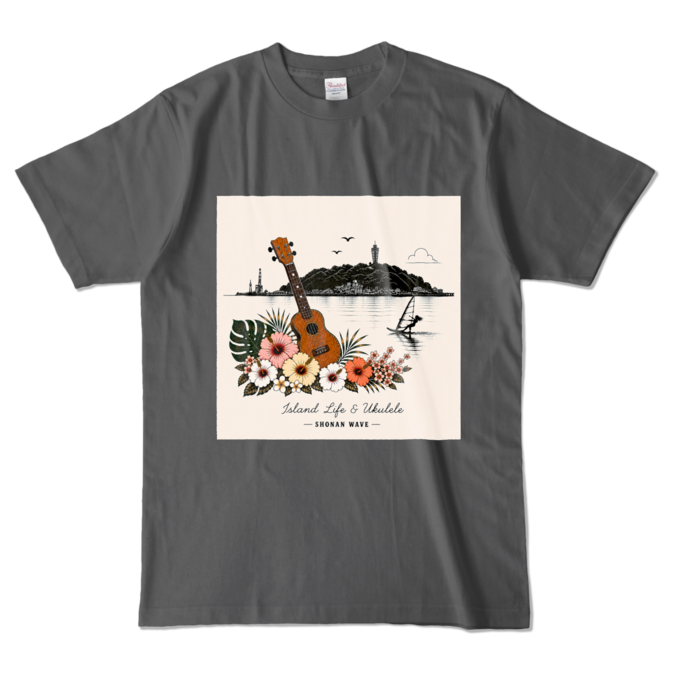 カラーTシャツ - L - チャコール (濃色)