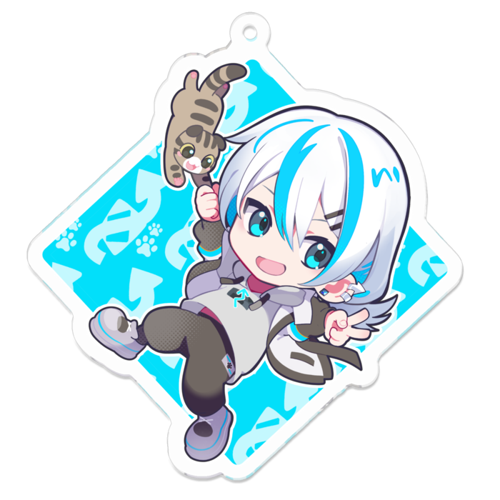 アクリルキーホルダー - 70 x 70 (mm)