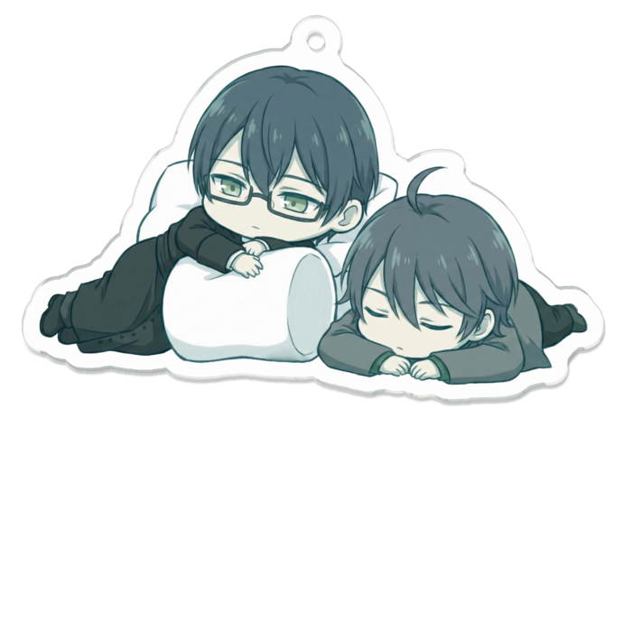 アクリルキーホルダー - 70 x 70 (mm)