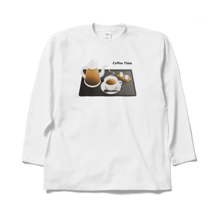 ロングスリーブTシャツ　白色　XL