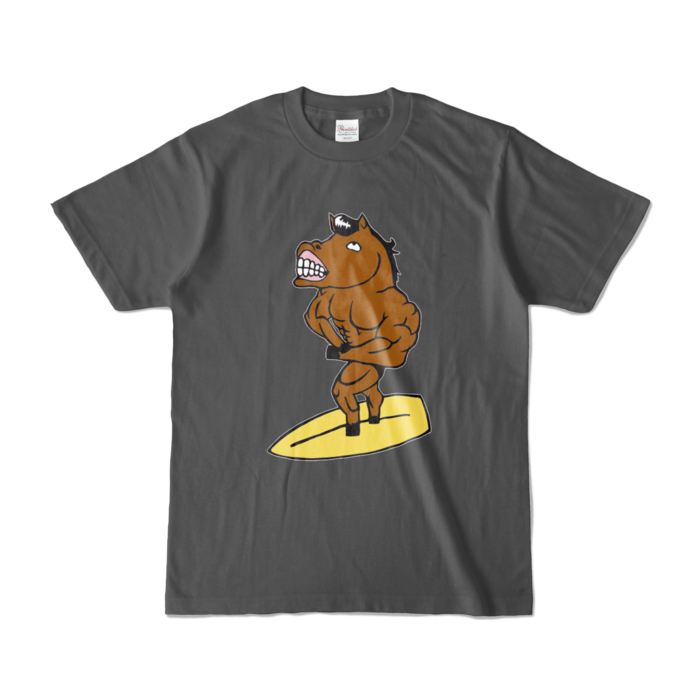 カラーTシャツ - S - チャコール (濃色)