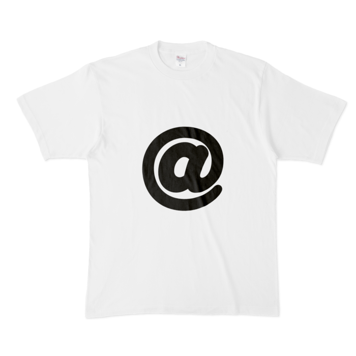 「@」Tシャツ - XL - 白