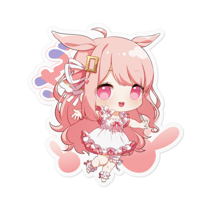 ステッカー - 100 x 100 (mm) - ホワイト