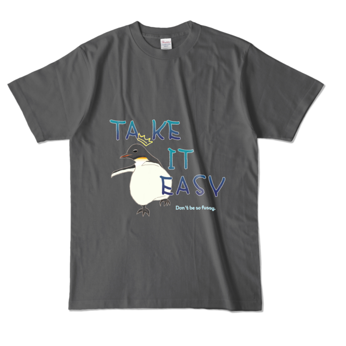 カラーTシャツ - L - チャコール (濃色)