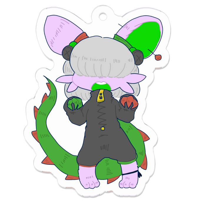 アクリルキーホルダー - 50 x 50 (mm)