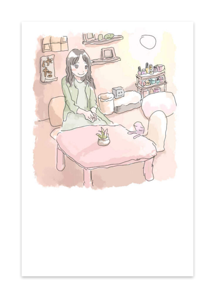 ポストカード(10枚セット) - ヴァンヌーボVGスノーホワイト195kg