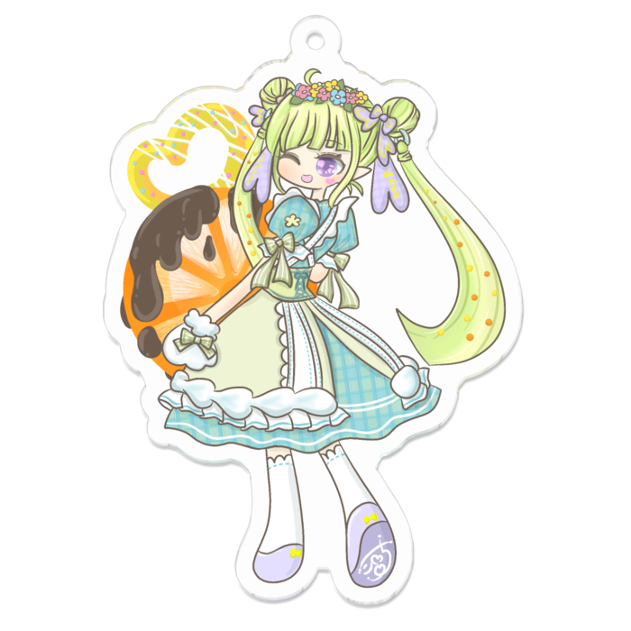 アクリルキーホルダー - 70 x 70 (mm)