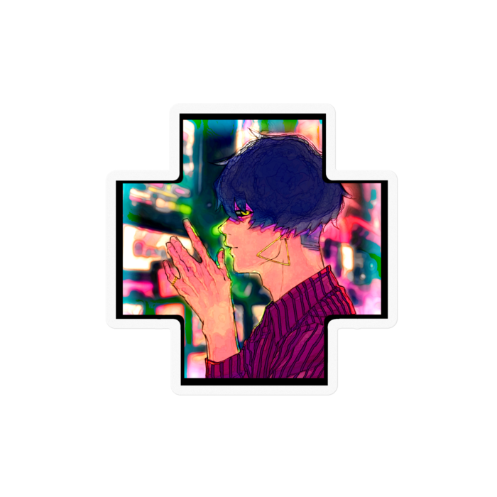 ステッカー - 100 x 100 (mm)