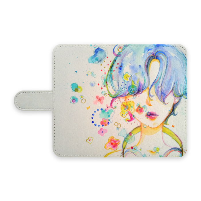 手帳型Androidケース - S - ストラップ穴 あり