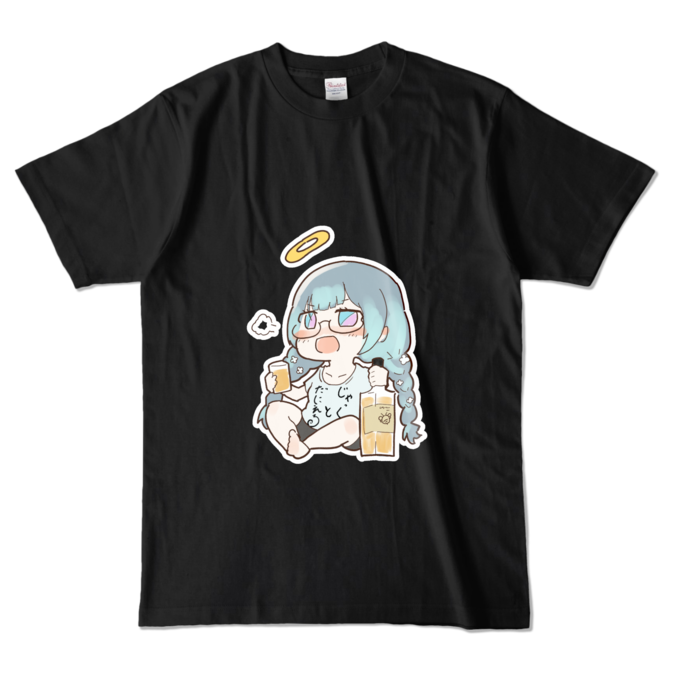 カラーTシャツ - L - ブラック (濃色)