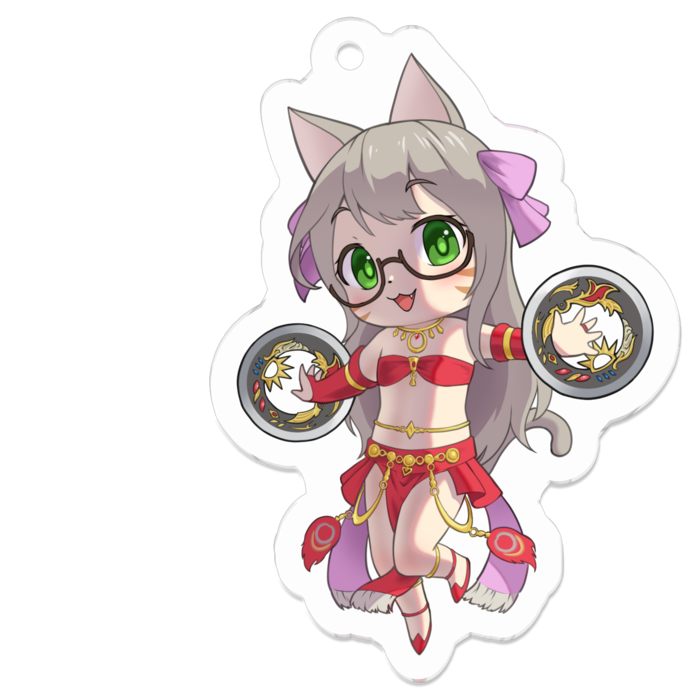 アクリルキーホルダー - 50 x 50 (mm)