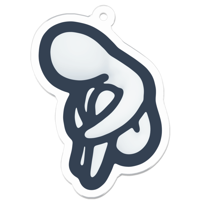 アクリルキーホルダー - 50 x 50 (mm)