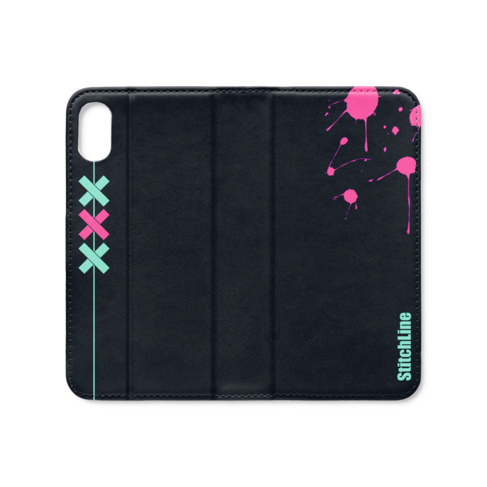 手帳型iPhoneケース（ベルトなし） - iPhone XS / X - ストラップ穴 なし