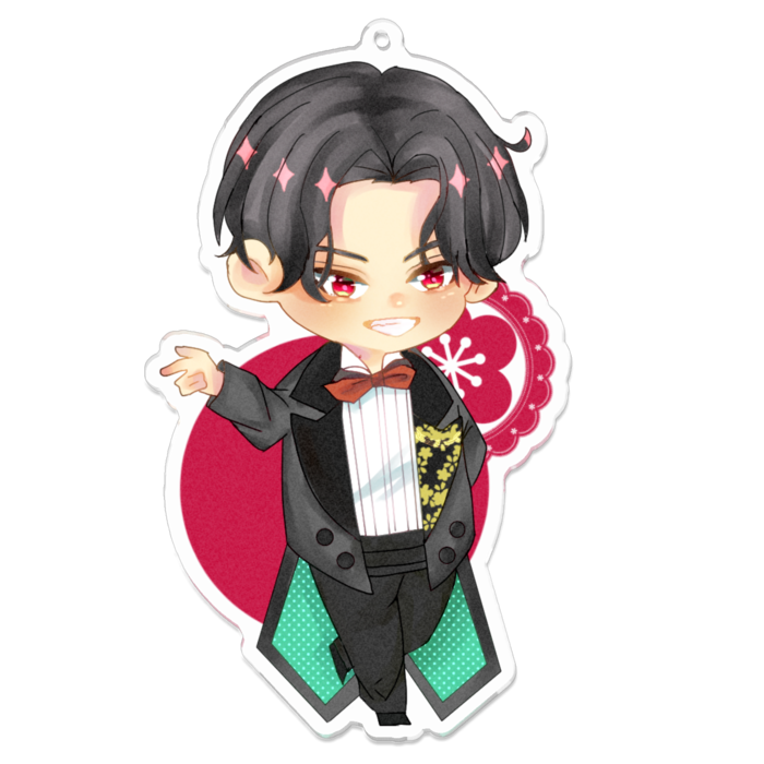 アクリルキーホルダー - 100 x 100 (mm)