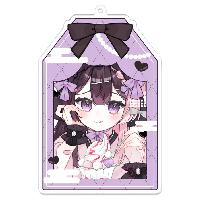 アクリルキーホルダー - 100 x 100 (mm)