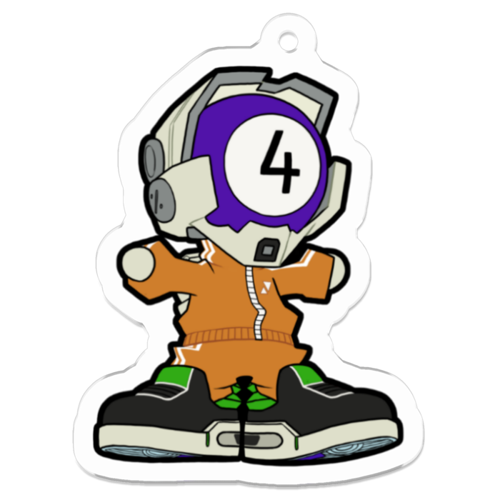 アクリルキーホルダー - 50 x 50 (mm)