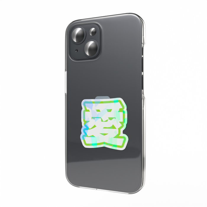 ホログラムスマホステッカー - 縦