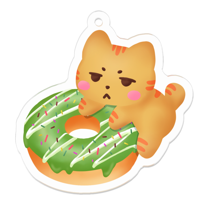 アクリルキーホルダー - 50 x 50 (mm)