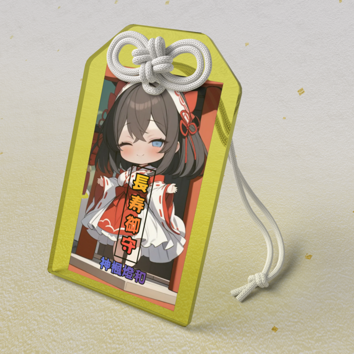 アクリルお守り - 50 × 80mm