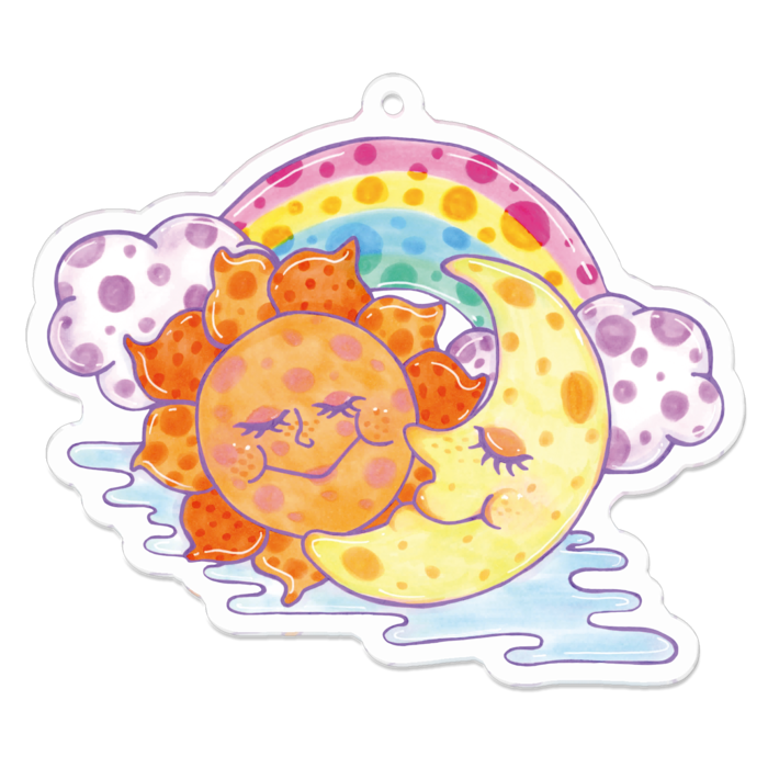 アクリルキーホルダー - 70 x 70 (mm)