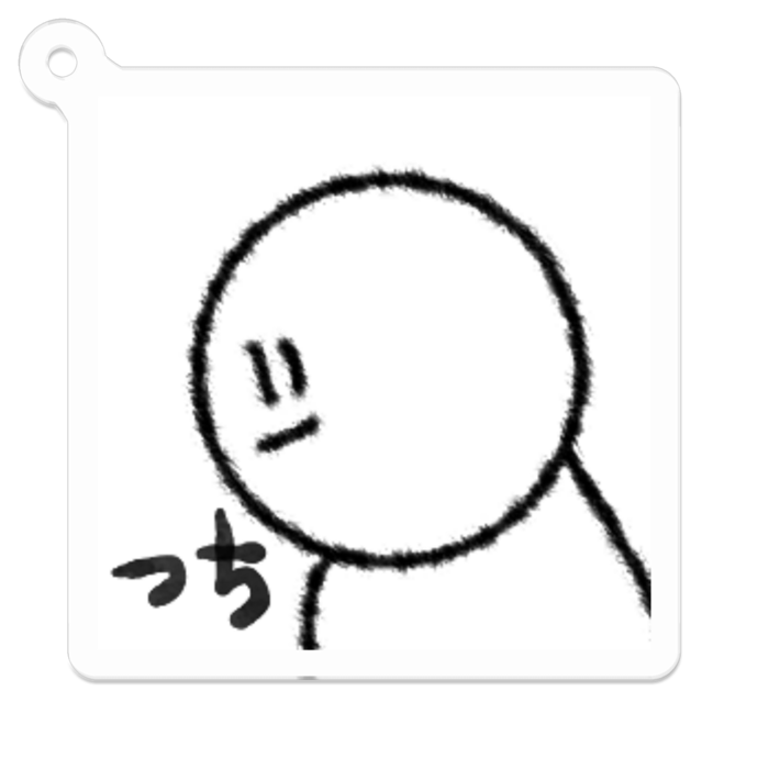 アクリルキーホルダー - 50 x 50 (mm)