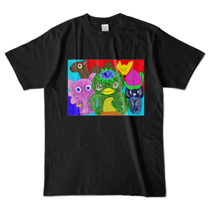 カラーTシャツ - L - ブラック (濃色)