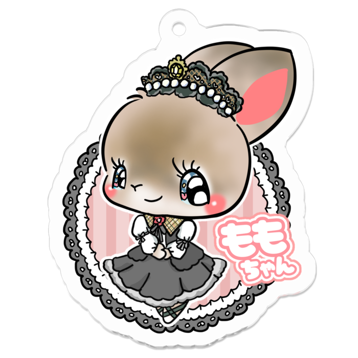 アクリルキーホルダー（コーティング） - 50 x 50 (mm)