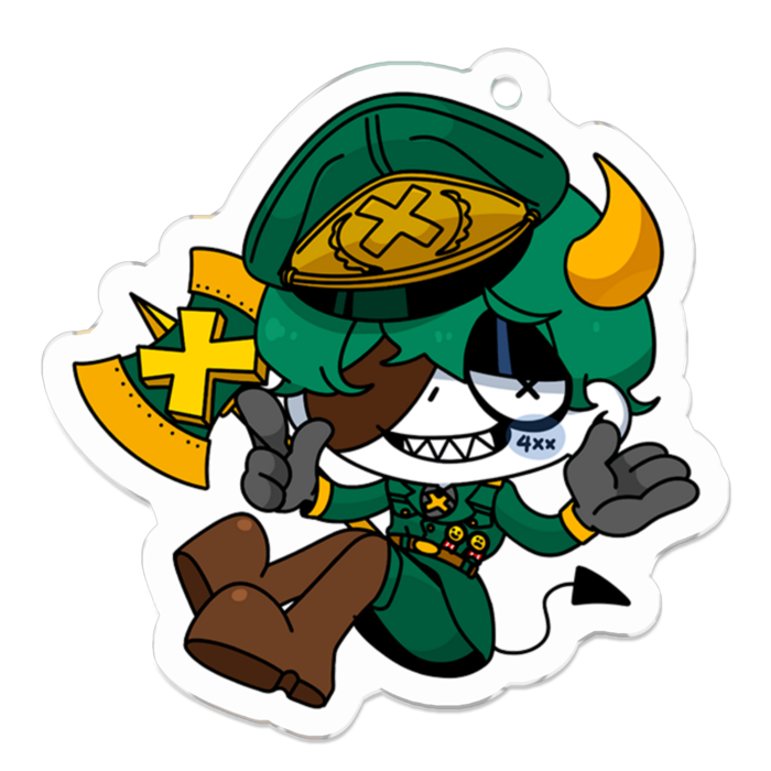 アクリルキーホルダー - 50 x 50 (mm)